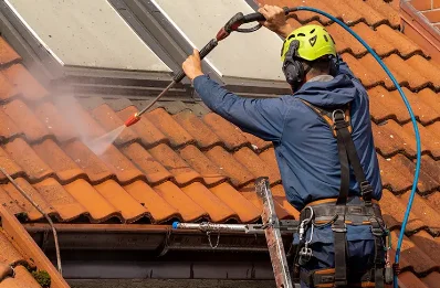 Démoussage et hydrofuge de toiture à Vironvay